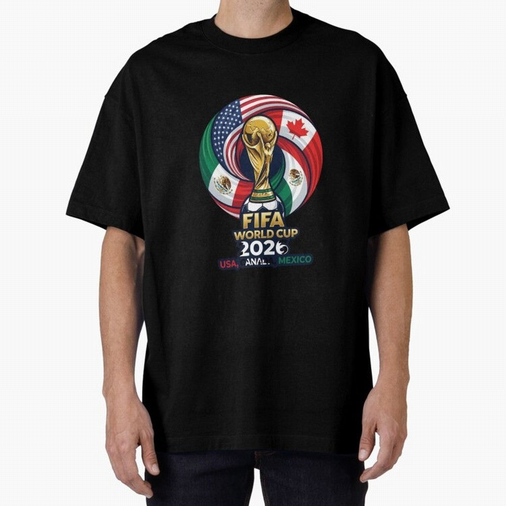 Glossy Host Nations Trophy Shield Classic T-Shirt Bring World Football Passion into Global Football Passion for FIFA World Cup 2026, Driven by Messi, CR7 and Mbappe, Portugal, Football Festival Excitement, Trophy Ambitions, Country Rivalries and