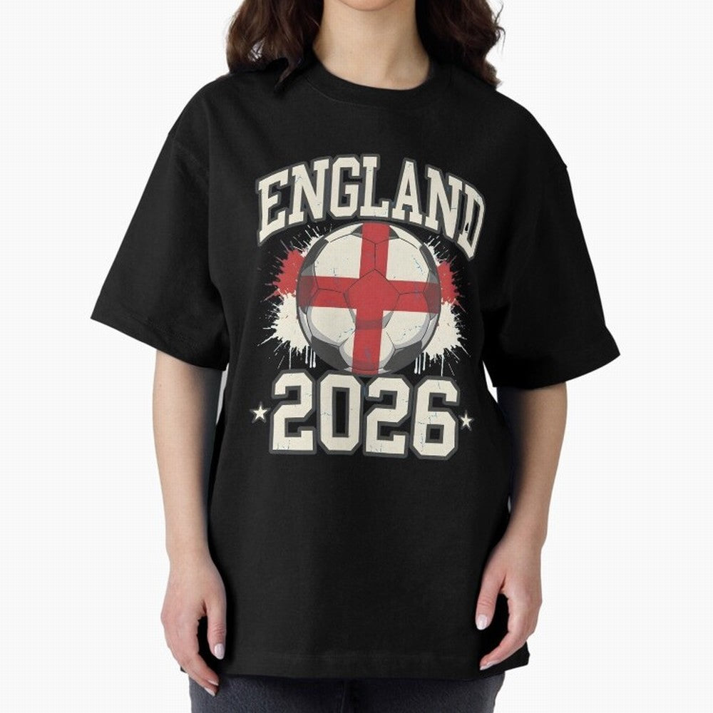 England 2026 World Cup for Football Fans and Teams Classic T-Shirt Follow Every Goal of Match Day Hype around FIFA World Cup 2026 USA Canada Mexico, CR7 and Messi, England and Germany, Worldwide Fan Energy, Dramatic Goals, Stadium Lights and