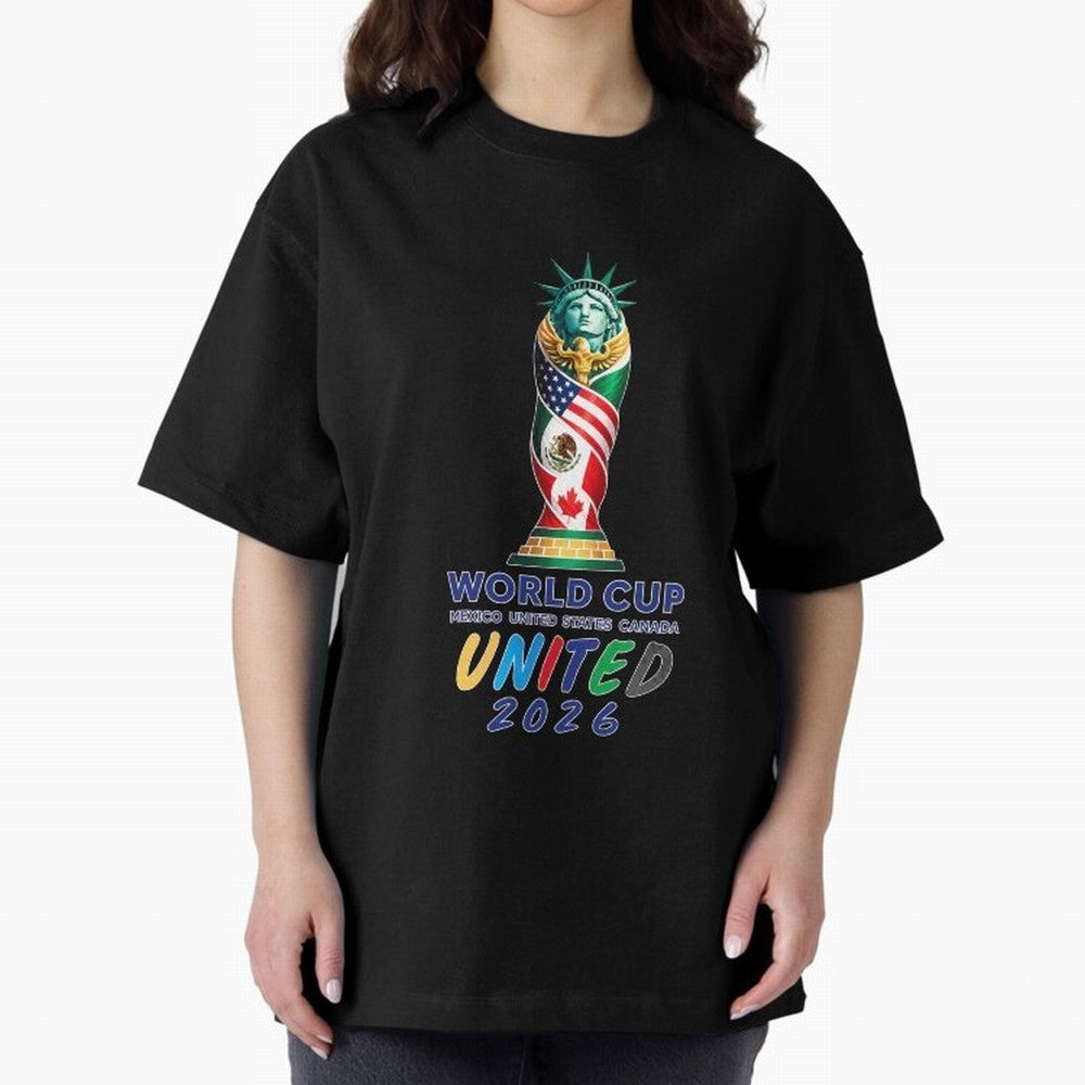 World Cup United 2026 Mexico USA Canada Soccer Design Classic T-Shirt Bring Retro Soccer Energy to Global Football Passion for FIFA World Cup 2026, Built around Neymar, Haaland and Cristiano Ronaldo, Spain and Netherlands, Fan Favorite Moments,