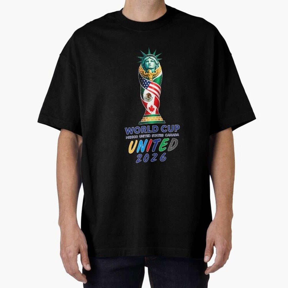 World Cup United 2026 Mexico USA Canada Soccer Design Classic T-Shirt Bring Retro Soccer Energy to Global Football Passion for FIFA World Cup 2026, Built around Neymar, Haaland and Cristiano Ronaldo, Spain and Netherlands, Fan Favorite Moments,