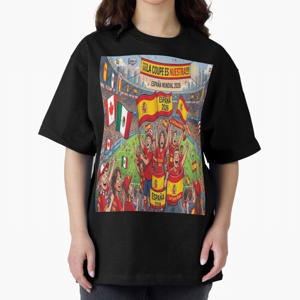 Spain World Cup 2026 - Stadium Classic T-Shirt Mark FIFA World Cup 2026 Spirit, Centered on Brazil, Portugal and Argentina, Cristiano Ronaldo, Haaland and CR7, Sports Nostalgia, International Competition, Famous Players and Unforgettable Victories;