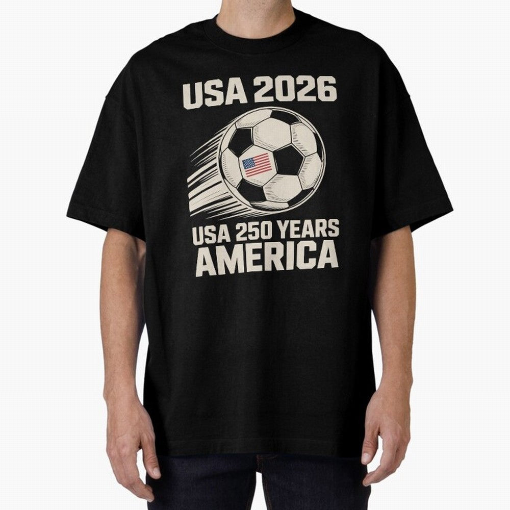Usa 2026 Soccer 250 Years Women Kids 4th of July Classic T-Shirt Bring Bold Fan Energy to FIFA World Cup 2026 Capturing CR7, Netherlands Energy, Football History, Final Match Energy, Crowd Noise and Once in a Lifetime Moments; Ideal for Passionate