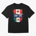 Glitched United 2026 - North America Emblem Cup Classic T-Shirt Bring a Champion Mindset to FIFA World Cup 2026 USA Canada Mexico Spirit, Inspired by Netherlands, Mbappe, Stadium Chants, National Pride, Trophy Dreams and Unforgettable Football