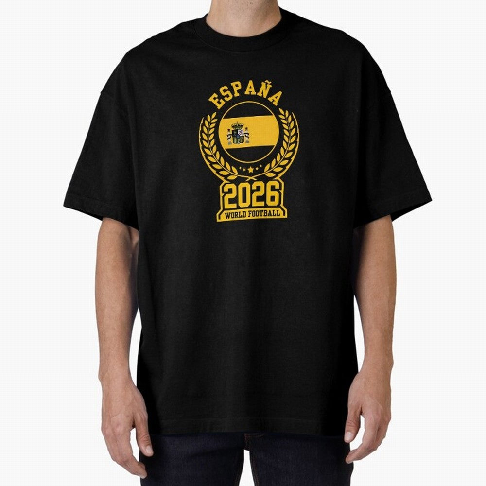 Spain World Football 2026 T-Shirt_87604013 Classic T-Shirt Support Iconic Players in FIFA World Cup 2026 Group Stage Spirit, Inspired by Spain, Messi, Neymar and Mbappe, Supporter Pride, Iconic Celebrations, Legendary Names and Global Match Day