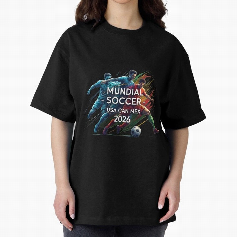 Mundial Soccer 2026 Classic T-Shirt Support the FIFA World Cup 2026 Group Stage Journey through Messi and Cristiano Ronaldo Highlights, Brazil Pride, Supporter Pride, Iconic Celebrations, Legendary Names and Global Match Day Energy; Perfect for