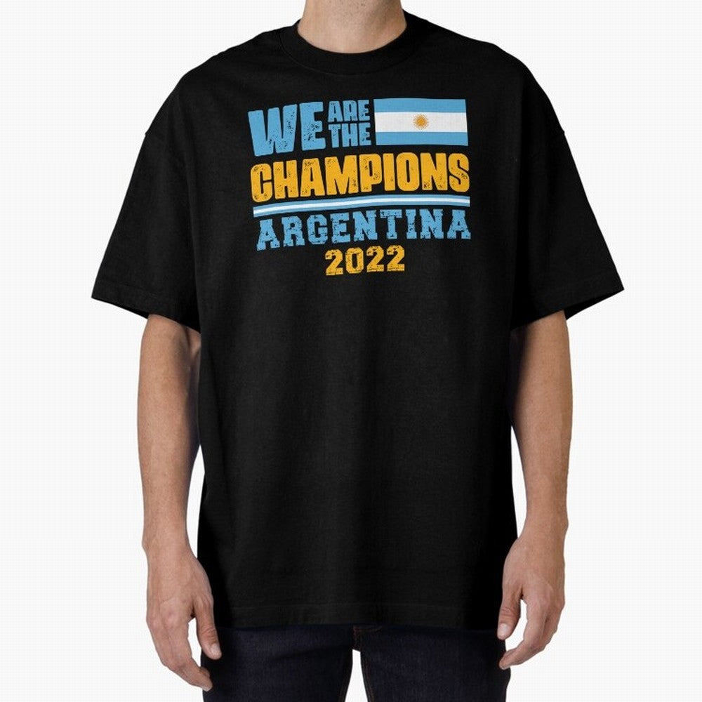 Campeones del Mundo World Cup 2022 - Argentina Mundial de Qatar 2022 Argentina World cup 2022 Classic T-Shirt Feel the Roar of Global Football Passion for FIFA World Cup 2026, with Neymar, Haaland and Cristiano Ronaldo, Spain, Championship Spirit,