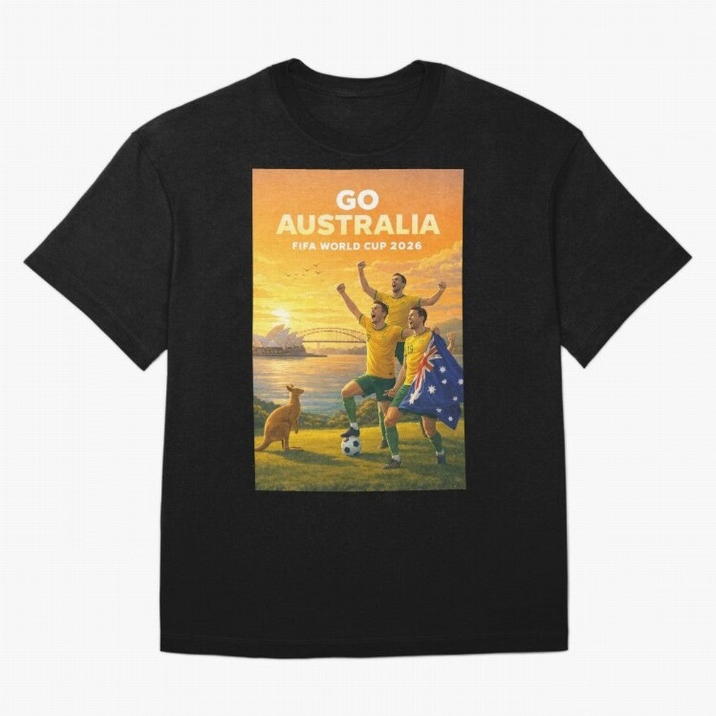 Australia Socceroos FIFA World Cup 2026 Sydney Football Australia Kangaroos Classic T-Shirt Follow the FIFA World Cup 2026 USA Canada Mexico Journey through CR7 Highlights, Spain and Netherlands Pride, Vintage Soccer Flavor, Modern Football Stars,