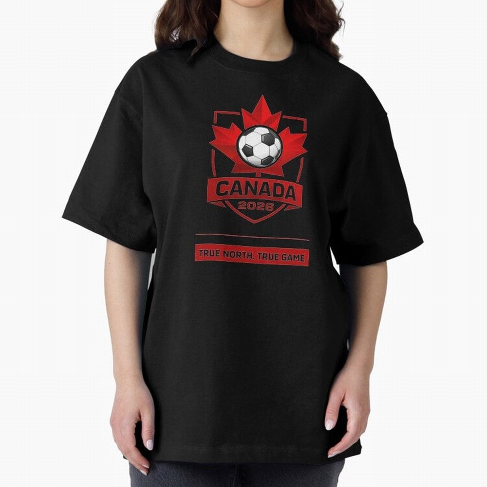 Canada Soccer 2026 Art Classic T-Shirt Keep the Match Day Mood of FIFA World Cup 2026 Group Stage Spirit, Capturing Germany, Cristiano Ronaldo, Global Supporter Spirit, Legendary Goals, National Colors and Tournament Celebration; Created for Match
