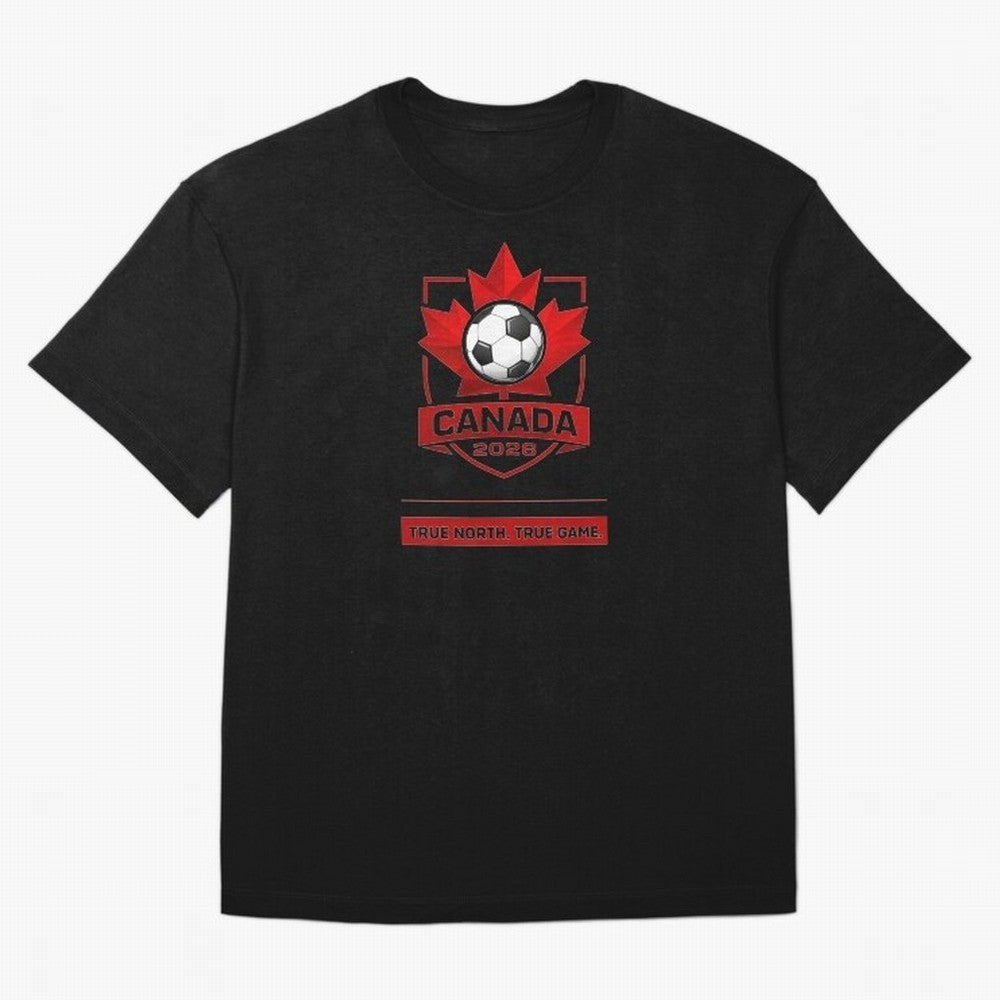 Canada Soccer 2026 Art Classic T-Shirt Keep the Match Day Mood of FIFA World Cup 2026 Group Stage Spirit, Capturing Germany, Cristiano Ronaldo, Global Supporter Spirit, Legendary Goals, National Colors and Tournament Celebration; Created for Match