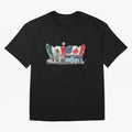 2026 World Cup Opening & Final ¨C Azteca Stadium Mexico & MetLife Stadium USA ¨C Football Design with Mexican, Canadian & US Flags Classic T-Shirt Make Memories around FIFA World Cup 2026 Connected to CR7, Brazil, Portugal and Argentina Energy,