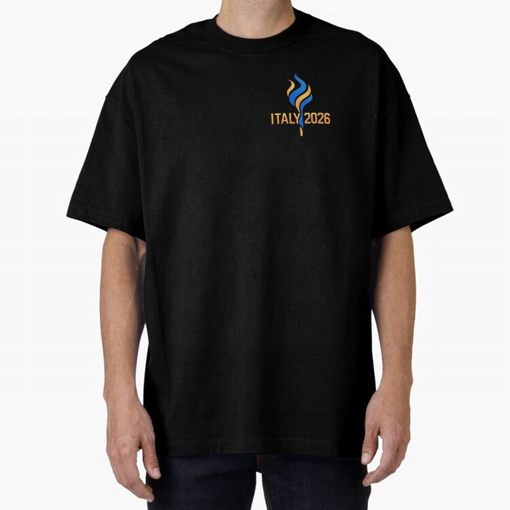 Italy 2026 Minimal Travel Logo Modern Italian Style Classic T-Shirt Make Your Look Match FIFA World Cup 2026 USA Canada Mexico Spirit, Featuring England, France and Netherlands, Neymar, Fan Favorite Moments, National Team Passion, Big Match Drama