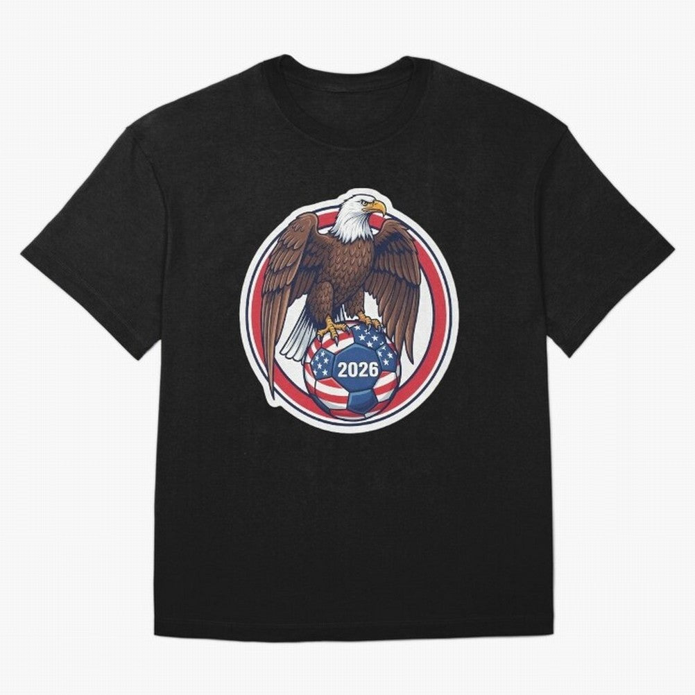 USA Eagle Soccer 2026 ¨C American Pride Football Design Classic T-Shirt Make Every Match About Global Football Passion for FIFA World Cup 2026, Capturing Cristiano Ronaldo, Haaland and CR7, Spain and Netherlands, Global Supporter Spirit, Legendary