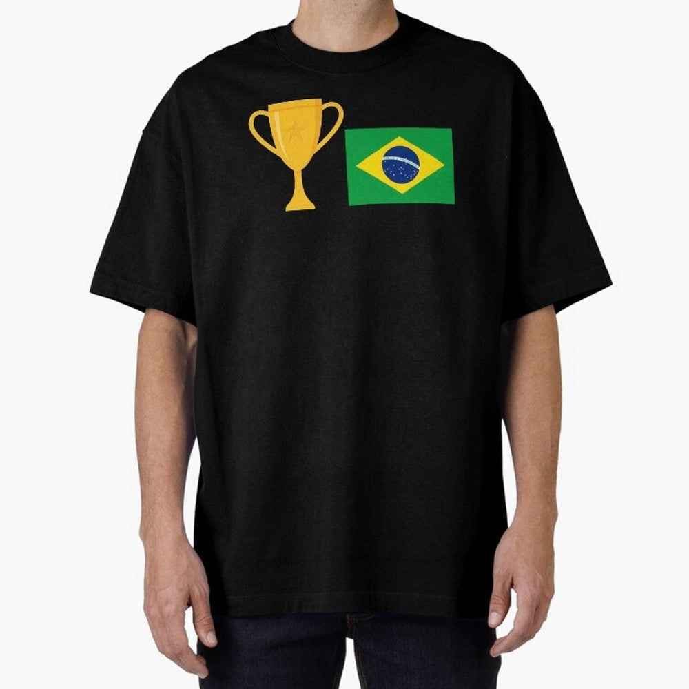 Brazil Soccer Team Fan Football Brazilian Flag 2022 T-Shirt - Brazil T shirt Soccer - Brazil Flag Vintage - Brazilian Classic T-Shirt Celebrate Every Goal in FIFA World Cup 2026 USA Canada Mexico Spirit, Featuring Spain, Haaland and Mbappe,