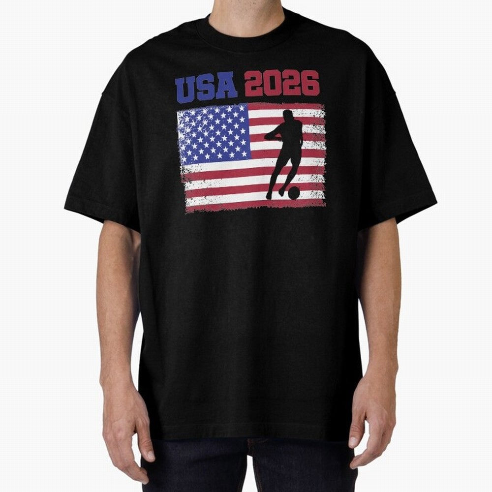 USA Soccer Fan 2026 United States American Flag Classic T-Shirt Bring a Vintage Feel to the FIFA World Cup 2026 Journey through Cristiano Ronaldo Highlights, Spain Pride, Stadium Memories, Football Loyalty, International Chants and Championship