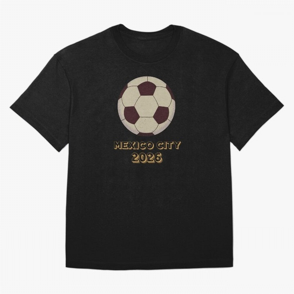Soccer 2026 Mexico City tee Classic T-Shirt Relive the FIFA World Cup 2026 USA Canada Mexico Journey through Cristiano Ronaldo, Haaland and CR7 Highlights, England and Germany Pride, Vintage Soccer Flavor, Modern Football Stars, National Flags and