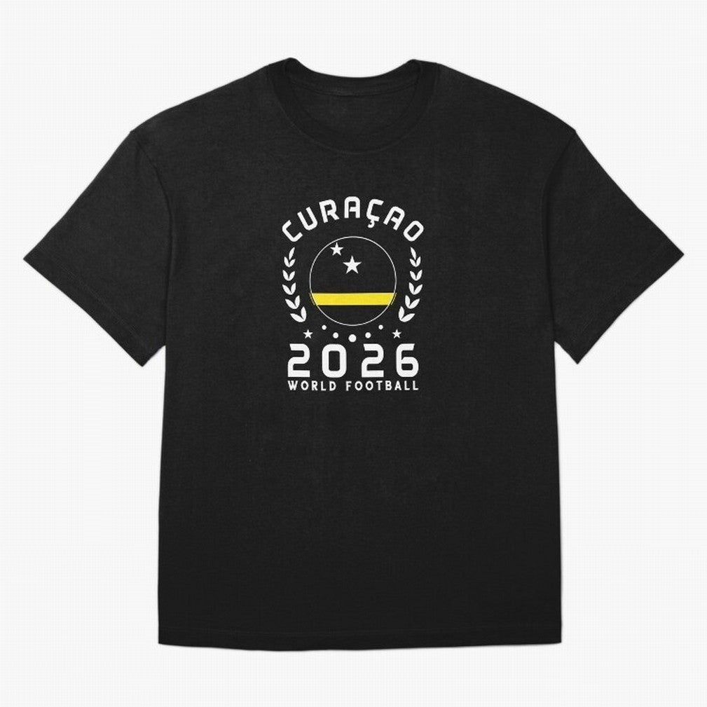 World Cup 2026 Curacao Football Fan Curacaoan Supporter T-Shirt_85310550 Classic T-Shirt Bring Match Day Fire to FIFA World Cup 2026 Group Stage Spirit, Highlighting Brazil, Portugal and Argentina, Cristiano Ronaldo, Haaland and CR7, Champion