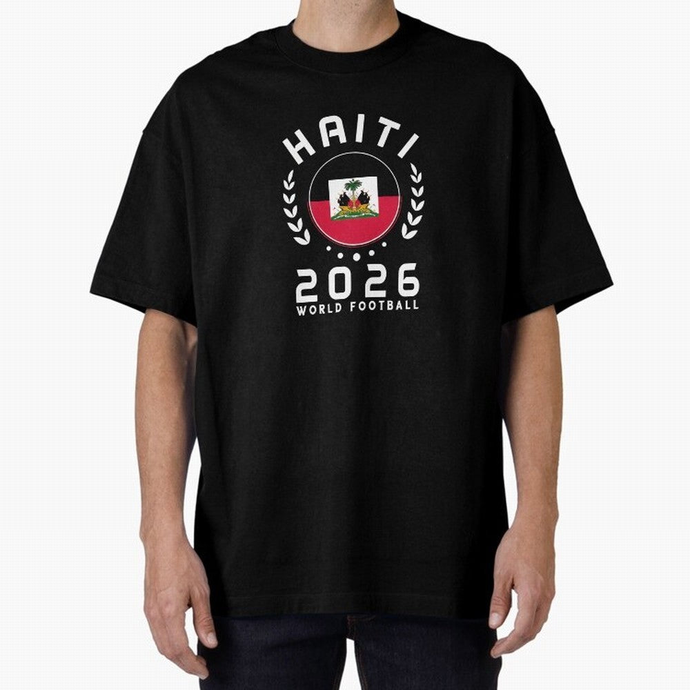 World Cup 2026 Haiti Football Fan Haitian Supporter T-Shirt_84687246 Classic T-Shirt Bring International Match Energy to FIFA World Cup 2026 for Fans of CR7 and Argentina, Bringing Vintage Soccer Flavor, Modern Football Stars, National Flags and