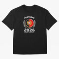 Portugal 2026 World Football Soccer Fan Design T-Shirt_87038236 Classic T-Shirt Show Match Day Excitement for the FIFA World Cup 2026 Journey through Messi, Neymar and Mbappe Highlights, France and Portugal Pride, Fan Favorite Moments, National