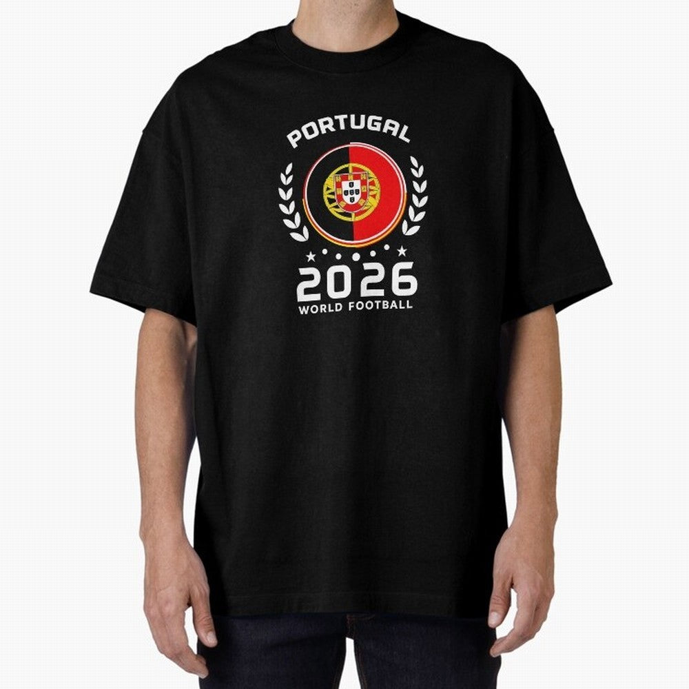 Portugal 2026 World Football Soccer Fan Design T-Shirt_87038236 Classic T-Shirt Show Match Day Excitement for the FIFA World Cup 2026 Journey through Messi, Neymar and Mbappe Highlights, France and Portugal Pride, Fan Favorite Moments, National