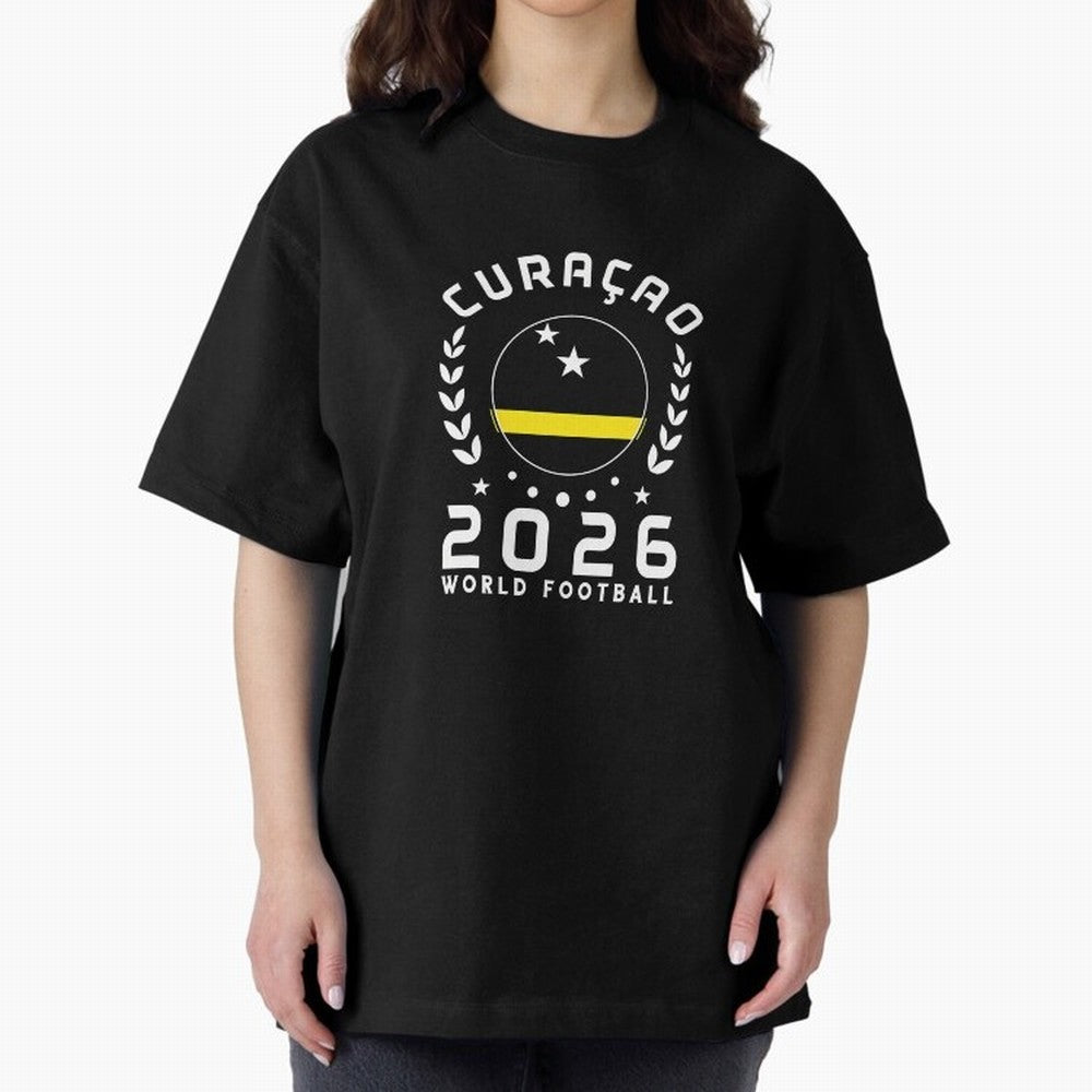 World Cup 2026 Curacao Football Fan Curacaoan Supporter T-Shirt_85310550 Classic T-Shirt Bring Trophy Dreams to the FIFA World Cup 2026 Group Stage Journey through Mbappe Highlights, Spain Pride, Stadium Chants, National Pride, Trophy Dreams and
