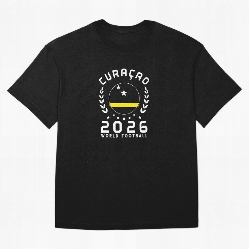 World Cup 2026 Curacao Football Fan Curacaoan Supporter T-Shirt_85310550 Classic T-Shirt Bring Trophy Dreams to the FIFA World Cup 2026 Group Stage Journey through Mbappe Highlights, Spain Pride, Stadium Chants, National Pride, Trophy Dreams and
