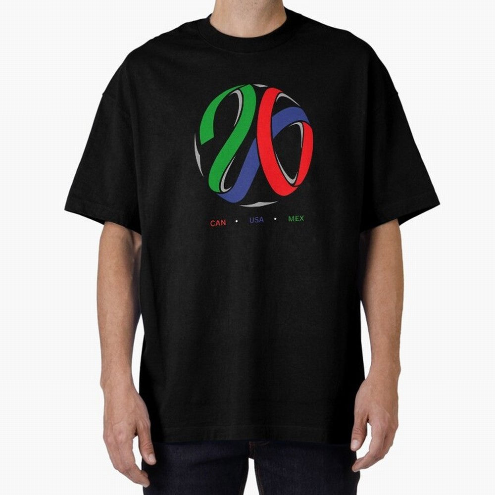 FIFA World Cup 2026 T-Shirt_83870360 Classic T-Shirt Follow the Final Road of Global Football Passion for FIFA World Cup 2026 Group Stage, Capturing CR7, Brazil, Portugal and Argentina, Football History, Final Match Energy, Crowd Noise and Once in