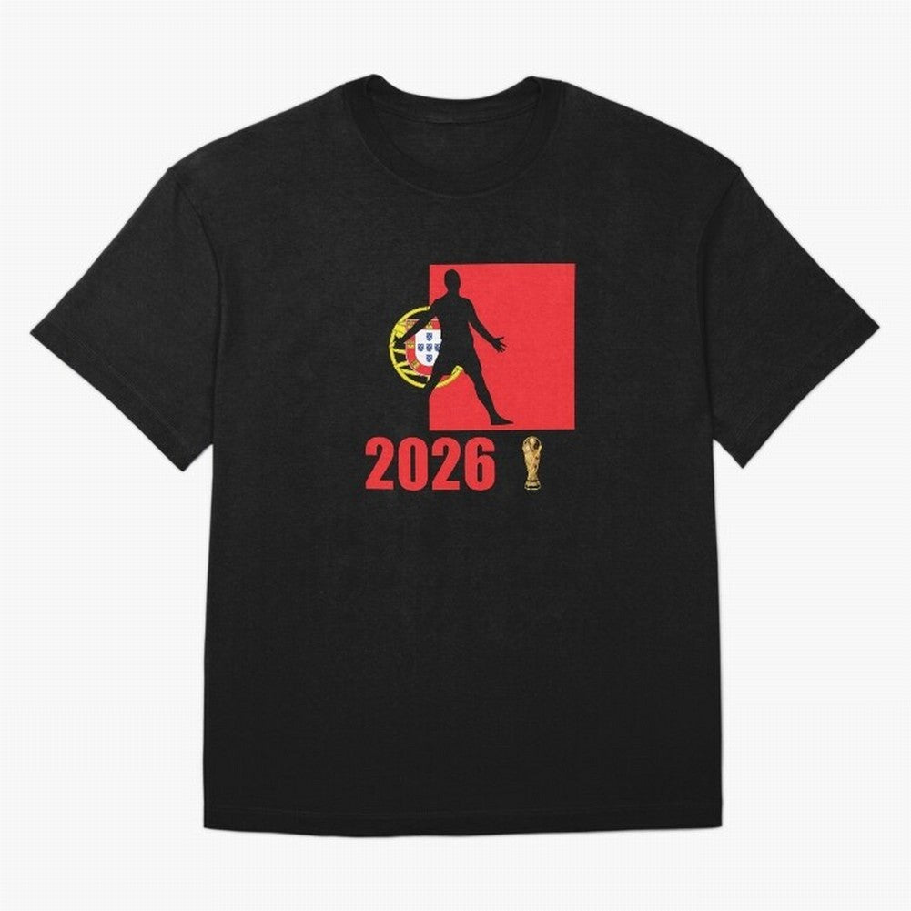 Portugal World Cup 2026 T-Shirt_84815867 Classic T-Shirt Celebrate Fan Culture around Global Football Passion for FIFA World Cup 2026 USA Canada Mexico, Connected to Cristiano Ronaldo, Portugal, Spain and Germany, Game Day Rituals, Football