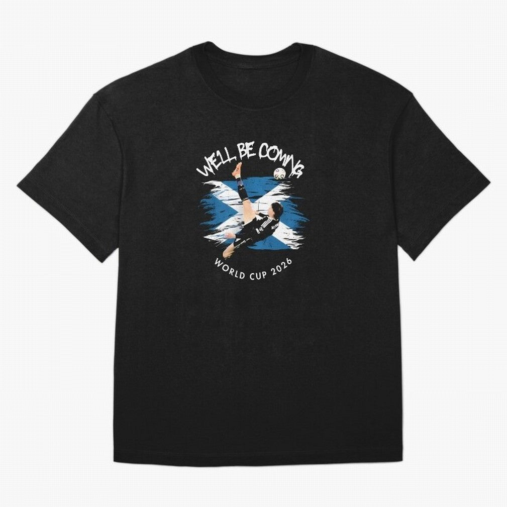We'll be coming 2026 - Scotland World Cup 2026 ¨C Tartan Army Returns T-Shirt_83870657 Classic T-Shirt Bring Champion Energy into Global Football Passion for FIFA World Cup 2026 Group Stage, Centered on CR7, Netherlands, Global Supporter Spirit,