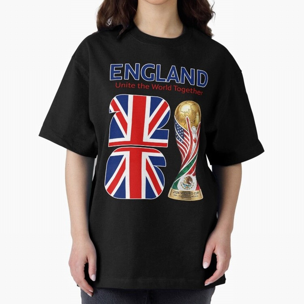 World Cup 2026, IMG 029, ENGLAND 001 Classic T-Shirt Support Iconic Players in Match Day Hype around FIFA World Cup 2026, Mbappe and Neymar, France, Goal Celebration Energy, Supporter Heritage, Football Icons and Worldwide Tournament Joy; Built for