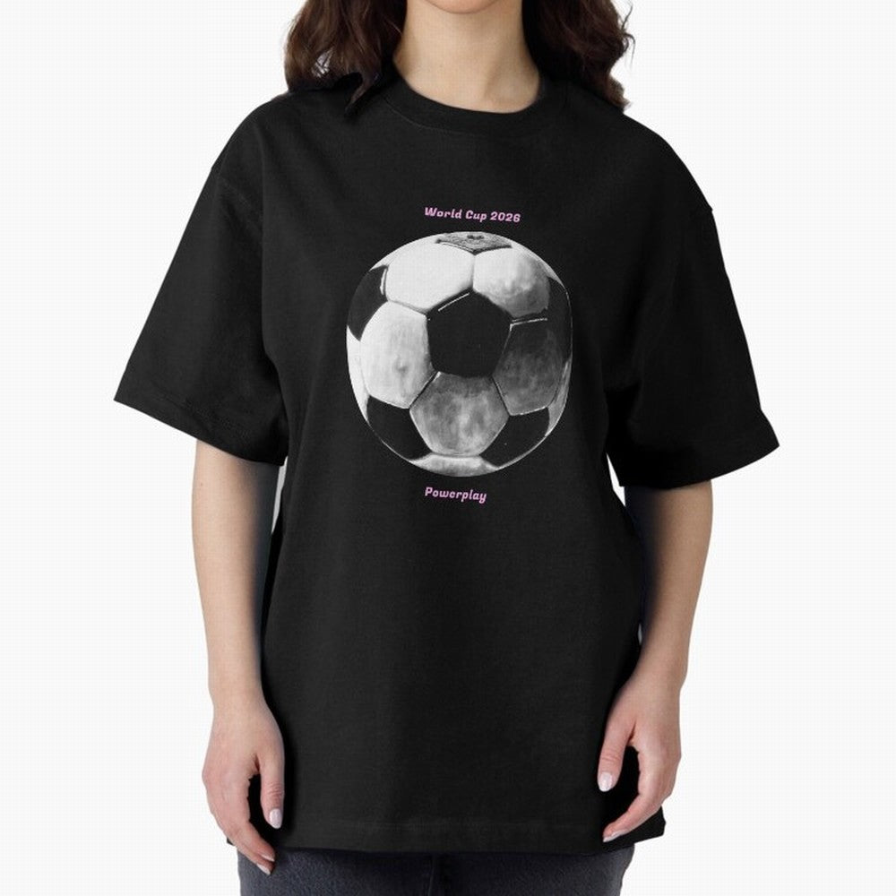 Powerplay World Cup 2026 Classic T-Shirt Celebrate Football Heritage in FIFA World Cup 2026 Filled with Cristiano Ronaldo, Haaland and CR7, France Energy, Fan Favorite Moments, National Team Passion, Big Match Drama and Soccer History; Perfect for