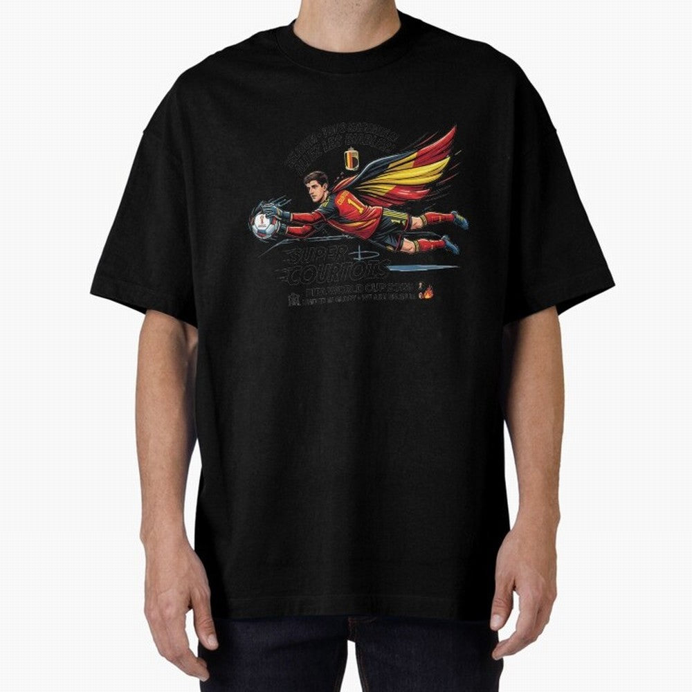 Thibaut Courtois Fan Art Classic T-Shirt Relive FIFA World Cup 2026 USA Canada Mexico for Fans of Messi and France, Bringing Stadium Memories, Football Loyalty, International Chants and Championship Tradition; Great for Supporters Who Love