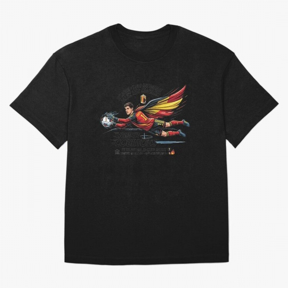 Thibaut Courtois Fan Art Classic T-Shirt Relive FIFA World Cup 2026 USA Canada Mexico for Fans of Messi and France, Bringing Stadium Memories, Football Loyalty, International Chants and Championship Tradition; Great for Supporters Who Love