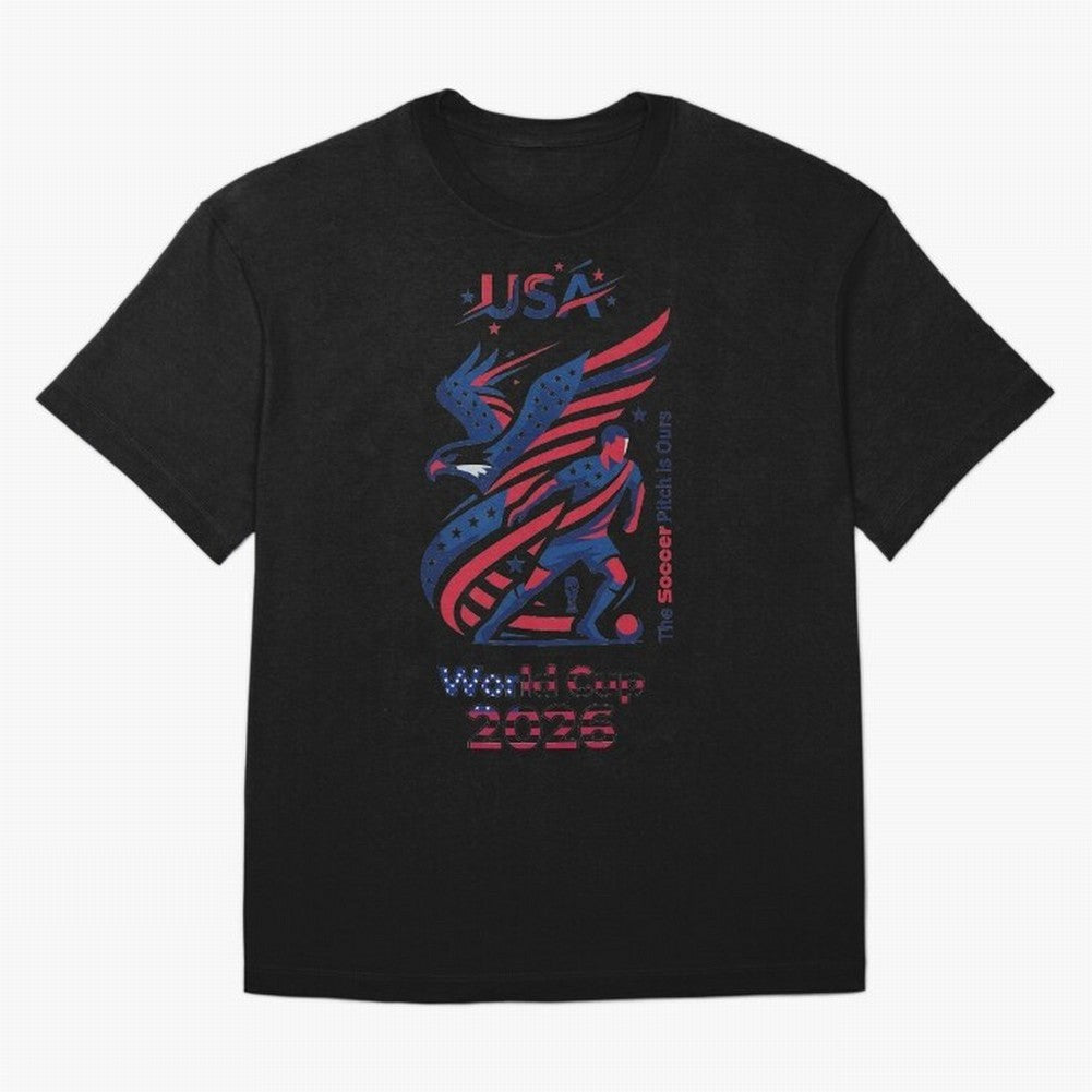 USA Soccer Shirt 2026 - Heritage Eagle World Cup Fan Tee - Premium Gildan Softstyle Unisex Football T-Shirt - United States Supporter Gear Classic T-Shirt Live for the Drama of FIFA World Cup 2026 Group Stage for Fans of Mbappe and Neymar and Spain
