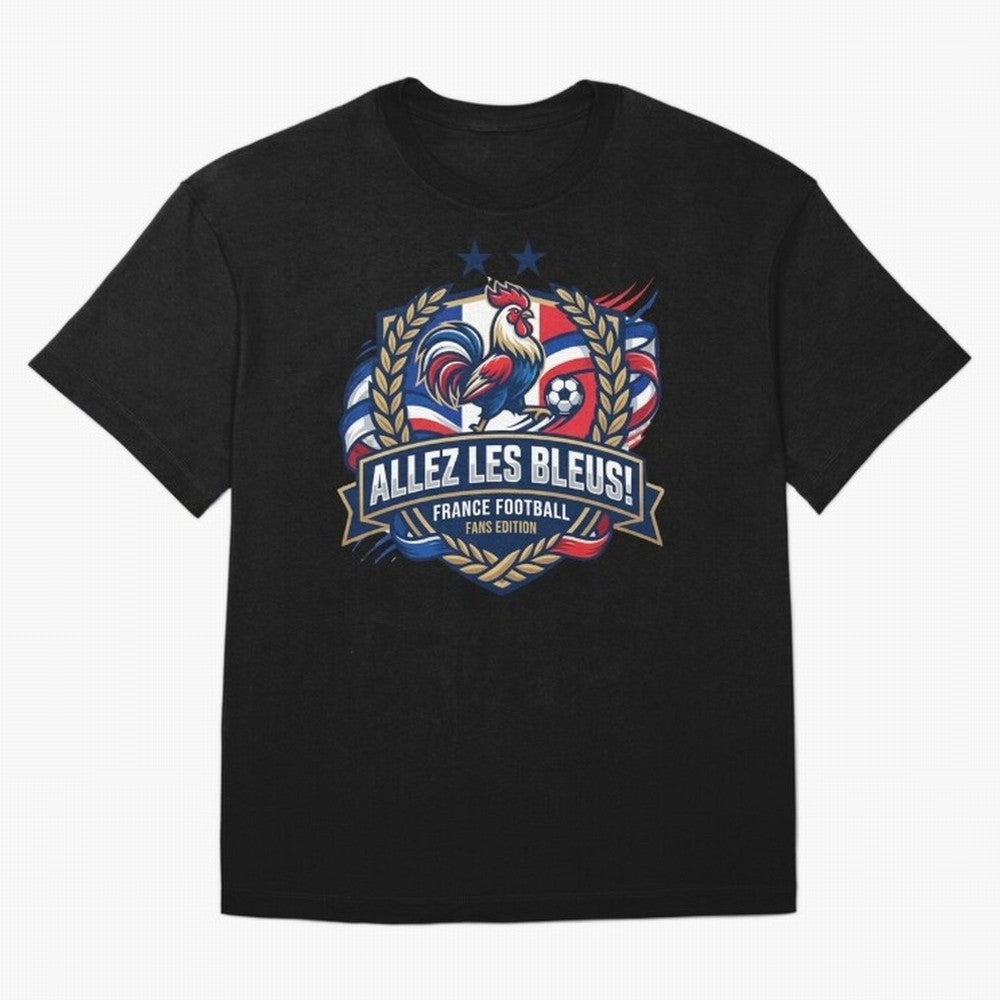 France Fan Art for World Cup 2026 Classic T-Shirt Carry National Pride through FIFA World Cup 2026 USA Canada Mexico Driven by Cristiano Ronaldo, Haaland and CR7, Spain and Netherlands Energy, Retro Football Energy, Iconic Rivalries, Trophy Chase