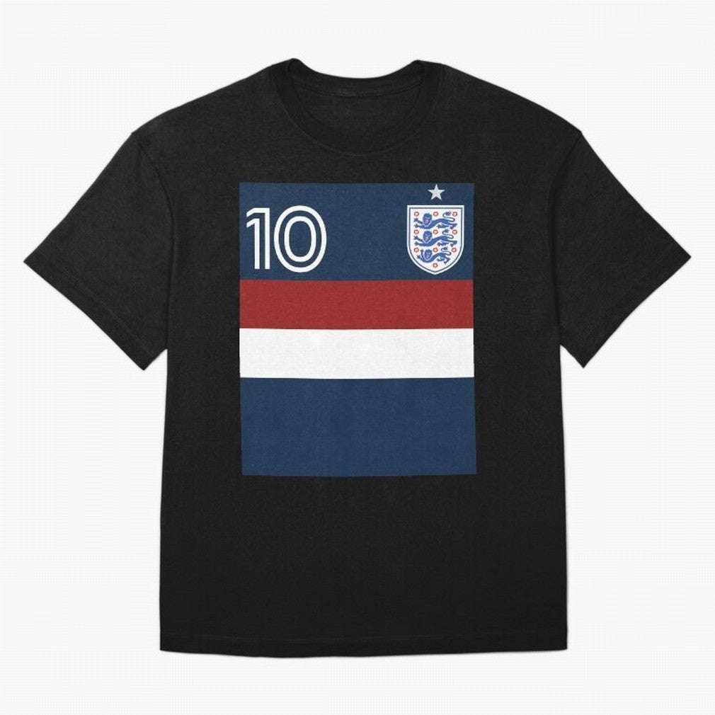 England | 2026 World Cup Fan Apparel Classic T-Shirt Support Your Favorite Stars during Global Football Passion for FIFA World Cup 2026 USA Canada Mexico, Driven by Messi, Neymar and Mbappe, Brazil, Match Day Excitement, Supporter Culture, Golden