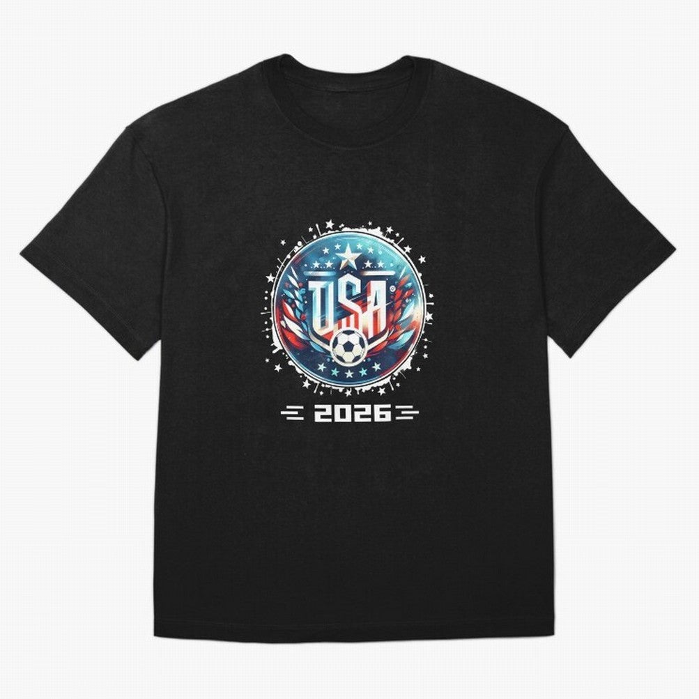 USA Player 2026 Boys Kids Men Women Teen USA 2026 Classic T-Shirt Carry the Colors and Pride of FIFA World Cup 2026 Centered on Messi, Neymar and Mbappe, France and Portugal Energy, Football Festival Excitement, Trophy Ambitions, Country Rivalries