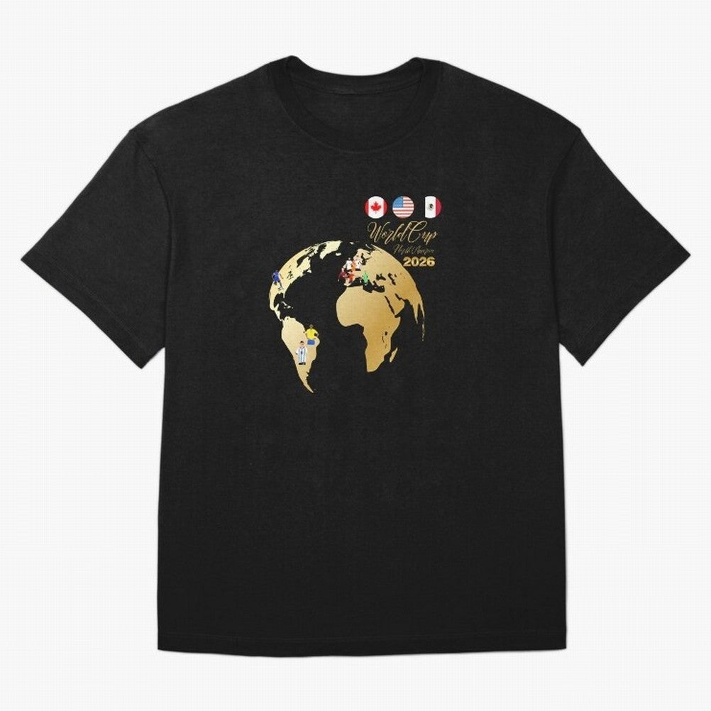 World Cup 2026 T-Shirt_70890629 Classic T-Shirt Back Your Heroes with Global Football Passion for FIFA World Cup 2026, Built around Mbappe, England, France and Netherlands, Football Festival Excitement, Trophy Ambitions, Country Rivalries and Star