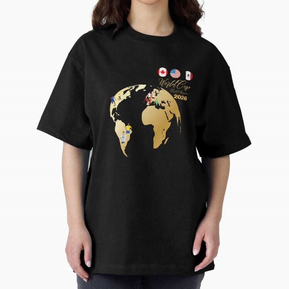 World Cup 2026 T-Shirt_70890629 Classic T-Shirt Back Your Heroes with Global Football Passion for FIFA World Cup 2026, Built around Mbappe, England, France and Netherlands, Football Festival Excitement, Trophy Ambitions, Country Rivalries and Star