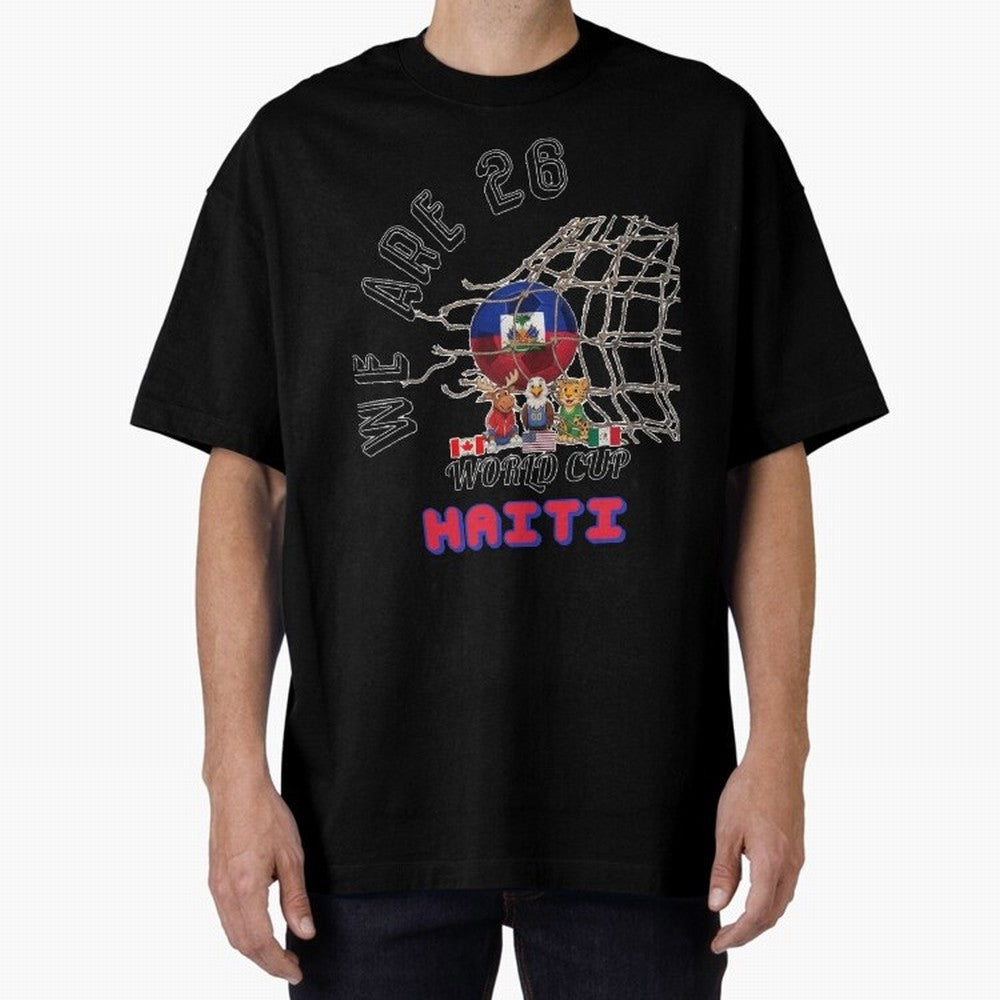 World cup 26 - Haiti Classic T-Shirt Celebrate the Road through Global Football Passion for FIFA World Cup 2026 Group Stage, Highlighting Mbappe, France and Portugal, Goal Celebration Energy, Supporter Heritage, Football Icons and Worldwide
