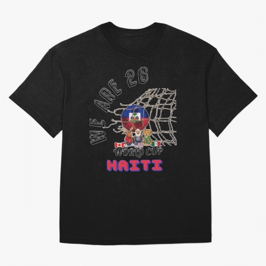 World cup 26 - Haiti Classic T-Shirt Celebrate the Road through Global Football Passion for FIFA World Cup 2026 Group Stage, Highlighting Mbappe, France and Portugal, Goal Celebration Energy, Supporter Heritage, Football Icons and Worldwide