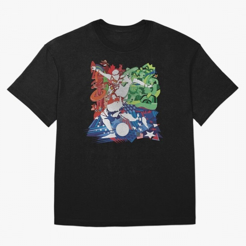 United Pitch: North America 2026 Classic T-Shirt Support Iconic Players in Global Football Passion for FIFA World Cup 2026 Group Stage, Celebrating Mbappe and Neymar, Germany, Tournament Hype, Historic Matchups, Family Viewing Parties and Global