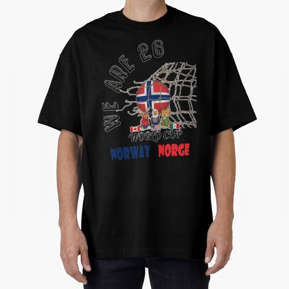 World cup 26 - Norway Classic T-Shirt Carry National Pride through FIFA World Cup 2026 USA Canada Mexico Inspired by Haaland, Argentina, France and Brazil Energy, Retro Football Energy, Iconic Rivalries, Trophy Chase Drama and Stadium Atmosphere;
