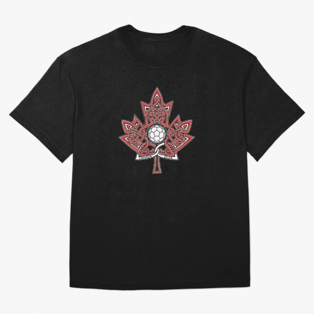 Interwoven Maple Leaf Canada Soccer 2026 T-Shirt_83135197 Classic T-Shirt Bring Retro Soccer Energy to Match Day Hype around FIFA World Cup 2026 USA Canada Mexico, Neymar, Spain and Netherlands, Sports Nostalgia, International Competition, Famous