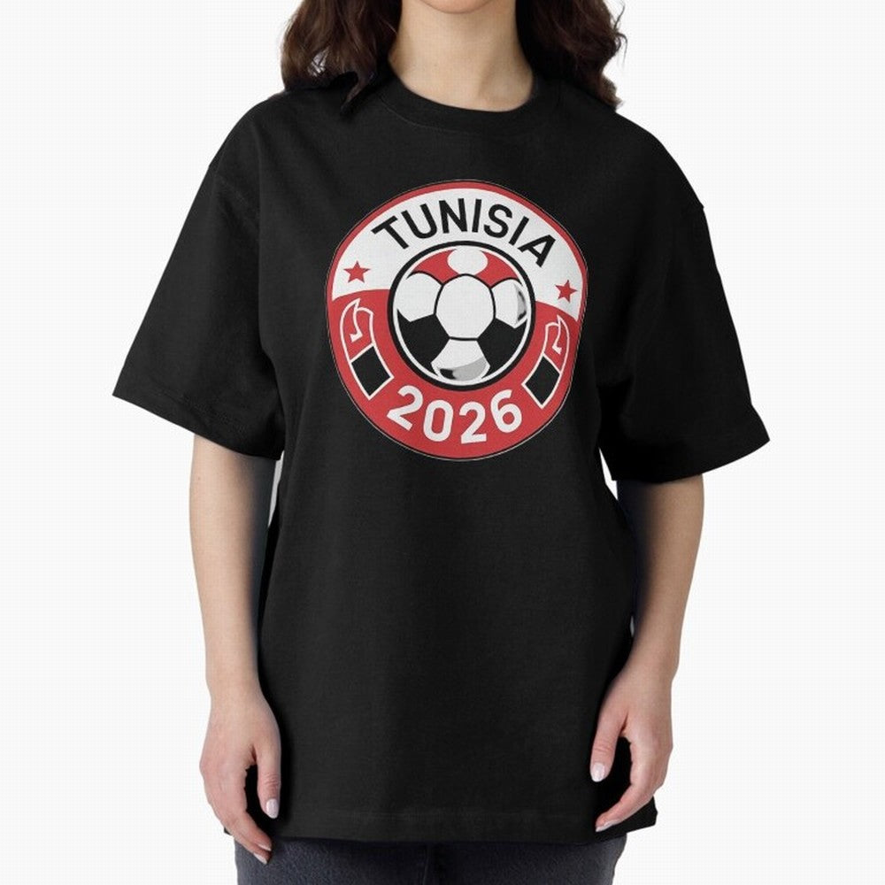 Tunisia WC 2026 Classic T-Shirt Follow Every Goal of FIFA World Cup 2026 USA Canada Mexico Spirit, Featuring England, Cristiano Ronaldo, Football Passion, Legendary Performances, Festival Vibes and Supporter Community; Great for Watch Parties,