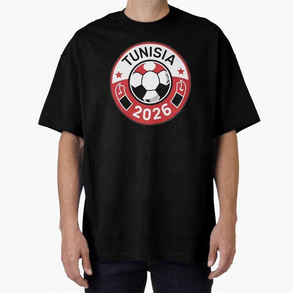 Tunisia WC 2026 Classic T-Shirt Follow Every Goal of FIFA World Cup 2026 USA Canada Mexico Spirit, Featuring England, Cristiano Ronaldo, Football Passion, Legendary Performances, Festival Vibes and Supporter Community; Great for Watch Parties,