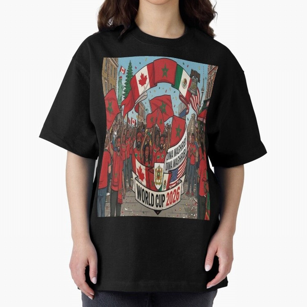 Morocco World Cup 2026 Classic T-Shirt Share the Excitement of FIFA World Cup 2026 for Fans of Messi, Neymar and Mbappe and Portugal, Bringing Goal Celebration Energy, Supporter Heritage, Football Icons and Worldwide Tournament Joy; Ideal for