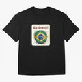 Go Brazil Soccer Ball Flag | Brazilian Football Fan Graphic Tee Classic T-Shirt Enjoy FIFA World Cup 2026 Group Stage Driven by Mbappe and Neymar, Netherlands Energy, Global Supporter Spirit, Legendary Goals, National Colors and Tournament