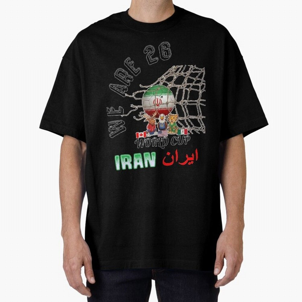 World cup 26 - Iran Classic T-Shirt Bring Retro Soccer Energy to the FIFA World Cup 2026 Group Stage Journey through Haaland and Mbappe Highlights, England and Germany Pride, Championship Spirit, Famous Goals, Roaring Crowds and International