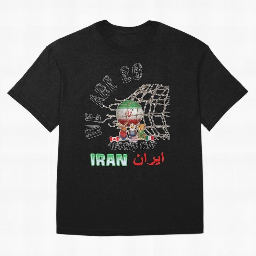 World cup 26 - Iran Classic T-Shirt Bring Retro Soccer Energy to the FIFA World Cup 2026 Group Stage Journey through Haaland and Mbappe Highlights, England and Germany Pride, Championship Spirit, Famous Goals, Roaring Crowds and International