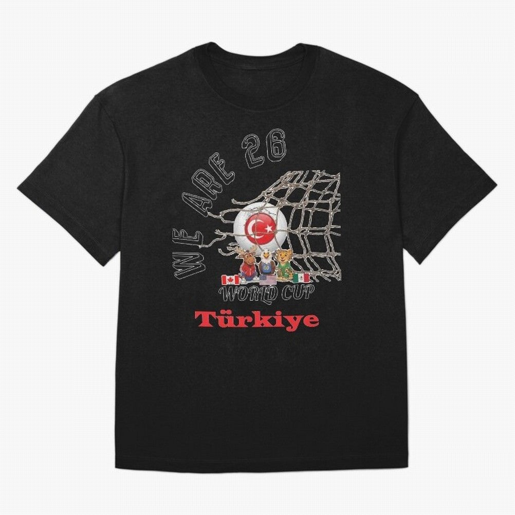 World cup 26 - Turkiye Classic T-Shirt Capture Stadium Memories from FIFA World Cup 2026 for Fans of Neymar and Portugal, Bringing Worldwide Fan Energy, Dramatic Goals, Stadium Lights and Championship Celebrations; Made for Collectors Who Enjoy